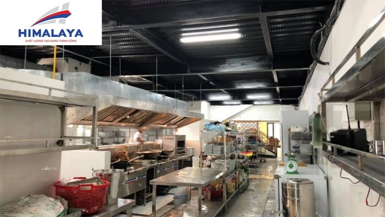 Thiết kế bếp công nghiệp cho nhà hàng Túc Mạch - Hải Dương