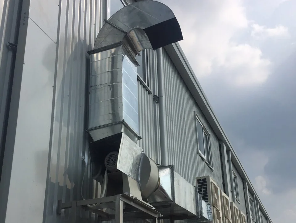 Dự án Bếp nhà máy Hestra - Hải Phòng: Hệ thống hút khói