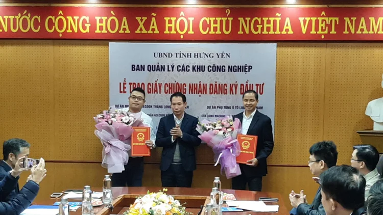 Cấp phép đầu tư dự án Phụ tùng ô tô Lioho Việt Nam KCN Thăng Long II