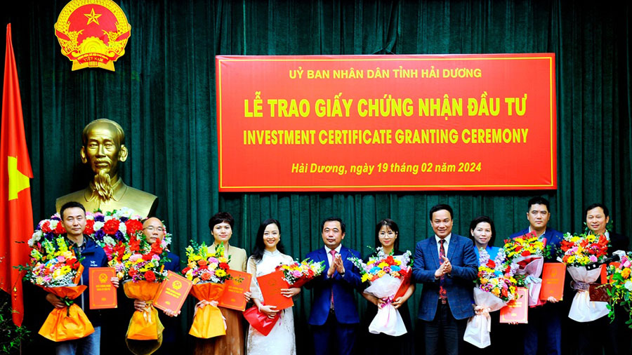 Hải Dương Cấp phép đầu tư 9 dự án hơn 2.200 tỷ Đồng