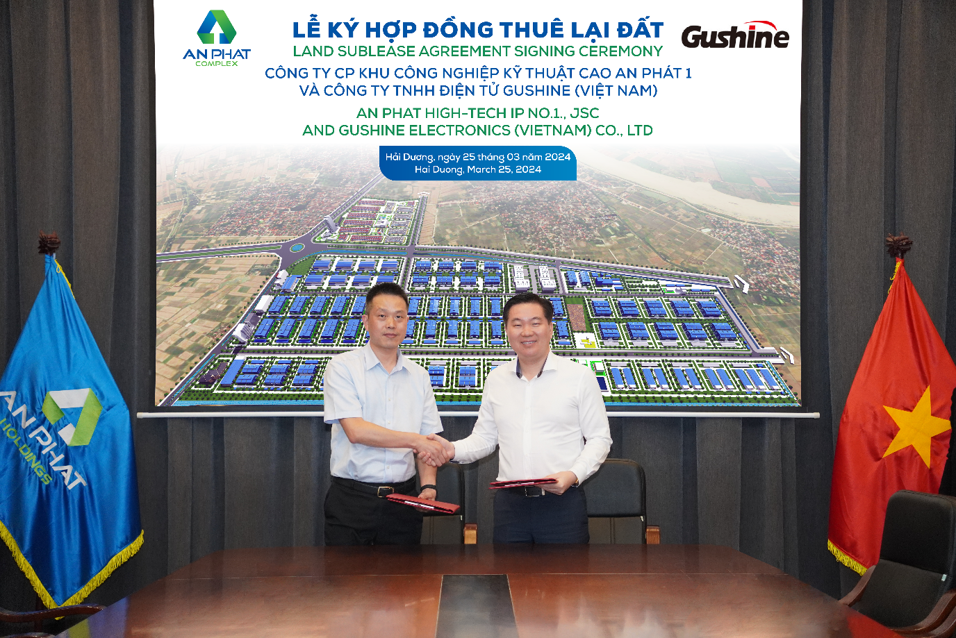 Dự án công ty TNHH điện tử Gushine (Việt Nam)