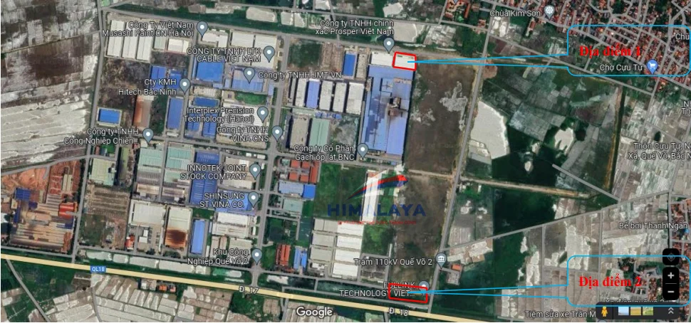 Bắc Ninh: Dự án Công ty TNHH Công nghệ Fullink Việt Nam