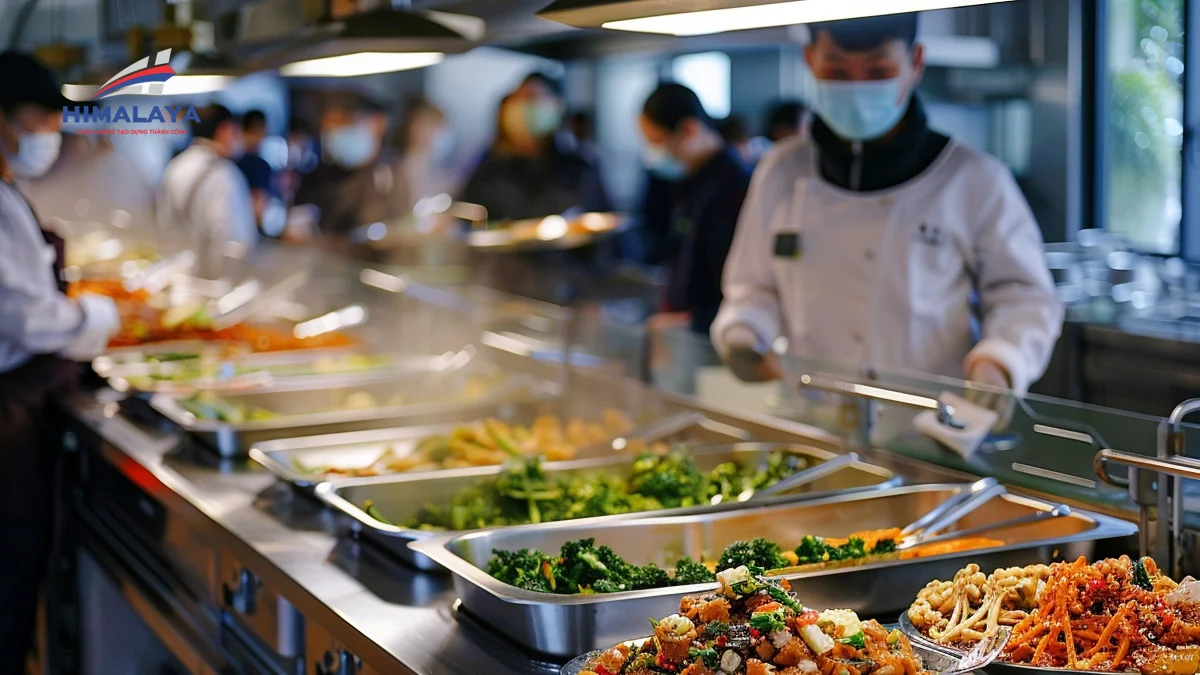 Tiêu chuẩn thiết kế thiết bị bếp trong canteen nhà máy 500 suất ăn