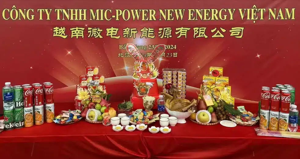 Dự án nhà máy Mic-Power New Energy Việt Nam – Bắc Giang