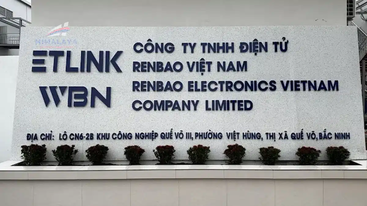 Nhà máy Công ty TNHH điện tử Renbao Việt Nam