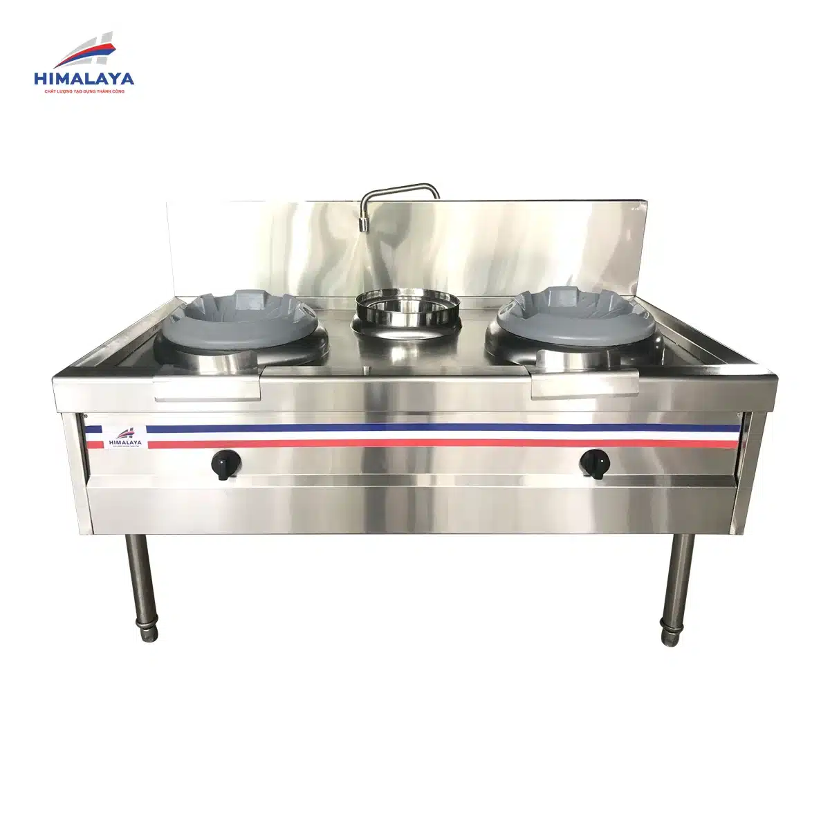 Bếp Á 2 họng gang công nghiệp Himalaya Bếp Á 2 họng gang công nghiệp Himalaya