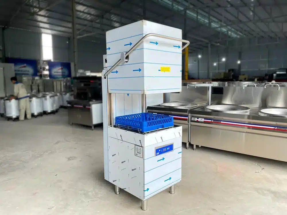 Máy rửa bát công nghiệp cửa sập